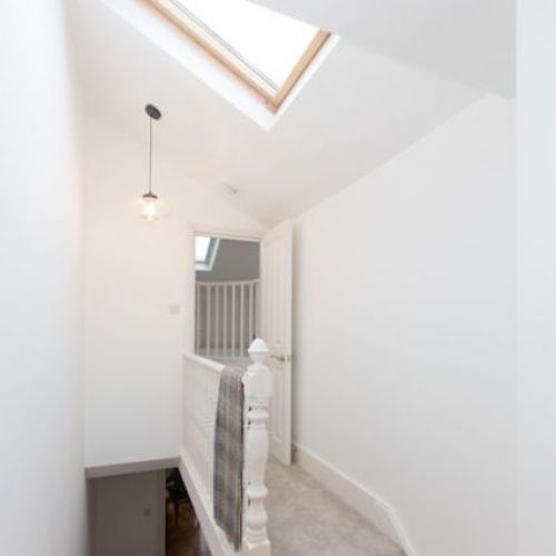 Stairs to the loft conversion and roof light