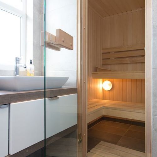 Sauna in a dormer loft conversion