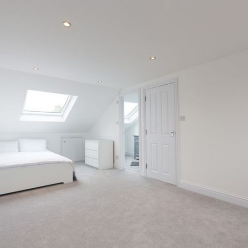 Dormer loft conversion with en-suite bathroom