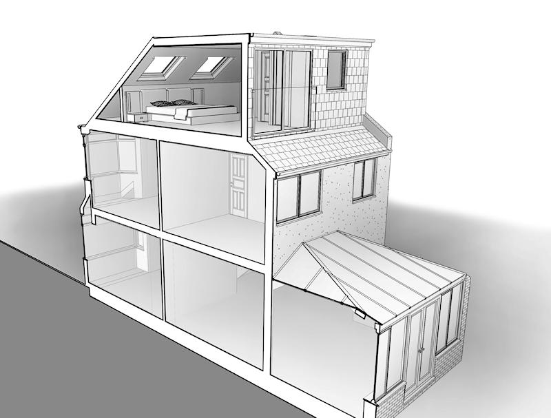 Example drawing of proposed loft